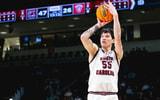 South Carolina basketball guard Mike Sharavjamts. Photo by: Katie Dugan | GamecockCentral
