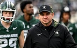 Michigan State's head coach Jonathan Smith walks to the tunnel before the football game against Penn State during the first quarter on Saturday, Nov. 15, 2025, at Spartan Stadium in East Lansing. - Nick King, USA TODAY Sports