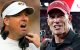 Missouri HC Eli Drinkwitz, Oklahoma HC Brent Venables