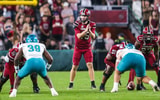 South Carolina's Cutter Woods takes a snap against Coastal Carolina (Photo: Katie Dugan | GamecockCentral.com)