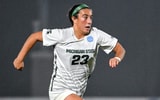 Michigan State's Bella Najera moves the ball against Wake Forest during the first half on Thursday, Nov. 20, 2025, in the second round of the NCAA women's soccer tournament at DeMartin Stadium. - Nick King, USA TODAY Sports