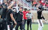 Texas Tech head coach Joey McGuire (Photo by Michael Johnson-Imagn Images)