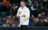 Nov 26, 2025; Las Vegas, NV, USA; Kansas Jayhawks head coach Bill Self reacts in the second half against the Tennessee Volunteers in the 2025 Players Era Festival third place game at MGM Grand Garden Arena. Mandatory Credit: Kirby Lee-Imagn Images