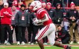 Nebraska football RB Emmett Johnson against Iowa