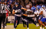 UConn Football wide receiver John Neider versus Duke