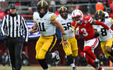 Mark Gronowski had three total scores in the Hawkeyes over Nebraska. (Photo by Dennis Scheidt)