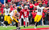 Iowa QB Mark Gronowski against Nebraska football