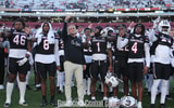 Shane Beamer during the South Carolina alma mater following the Clemson game on November 29 2025-CJ Driggers GamecockCentral