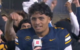 Cal-fans-crash-ESPN-postgame-interview-after-upset-of-SMU-shaking-ACC-title-game
