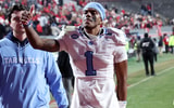 UNC's Jordan Shipp leaves the field following North Carolina's 42-19 defeat to NC State.