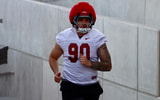 USC defensive end Gus Cordova attends a Trojans practice