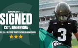 Michigan State 2026 three-star CB signee TJ Umenyiora.
