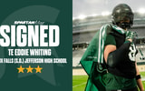 Michigan State 2026 three-star TE signee Eddie Whiting.