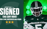 Michigan State 2026 three-star edge signee Cory House.