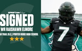 Michigan State 2026 three-star wide receiver signee Raishawn Elmore.