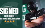 Michigan State 2026 four-star offensive lineman signee Eli Bickel.