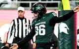 Michigan State's Ryan Eckley punts the ball during the third quarter in the game against Michigan on Saturday, Oct. 25, 2025, at Spartan Stadium in East Lansing. - Nick King, USA TODAY Sports