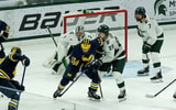 Michigan State and Michigan split in a two game series Saturday, Jan. 18, 2025 at Munn Arena in East Lansing. - Robert Killips, USA TODAY Sports
