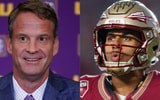 LSU HC Lane Kiffin, Florida State QB Jordan Travis