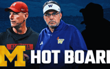 Michigan Wolverines football head coaching hot board.