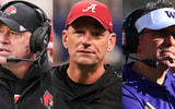 Louisville HC Jeff Brohm, Alabama HC Kalen DeBoer, Washington HC Jedd Fisch