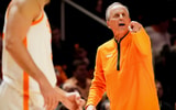 Tennessee coach Rick Barnes during a college basketball game between Tennessee and Louisville held at Thompson-Boling Arena at Food City Center in Knoxville, Tenn., on Dec. 16, 2025.