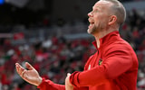 Dec 20, 2025; Louisville, Kentucky, USA; Louisville Cardinals head coach Pat Kelsey calls out instructions during the first half agains the Montana Grizzlies at KFC Yum! Center. Louisville defeated Montana 94-54. Mandatory Credit: Jamie Rhodes-Imagn Images