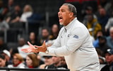 Georgetown coach Ed Cooley suspended water bottle