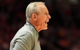 Tennessee basketball coach Rick Barnes calls for a timeout during an NCAA college basketball game against Gardner-Webb on Dec. 21, 2025, in Knoxville, Tennessee.
