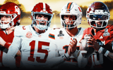College Football Playoff CFP 1st round QBs