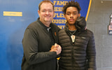 Tennessee Head Coach Josh Heupel with standout DB Miles Brown