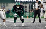 Eastern Michigan offensive lineman Everett Small