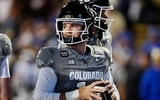 Sep 27, 2025; Boulder, Colorado, USA; Colorado Buffaloes quarterback Ryan Staub (16) before the game against the Brigham Young Cougars at Folsom Field. Mandatory Credit: Ron Chenoy-Imagn Images
