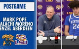 WATCH: Mark Pope, Malachi Moreno, and Denzel Aberdeen recap Kentucky's win over LSU