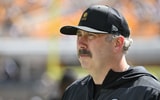 Sep 14, 2025; Pittsburgh, Pennsylvania, USA; Pittsburgh Steelers offensive coordinator Arthur Smith walks the sideline before a game against the Seattle Seahawks at Acrisure Stadium. Mandatory Credit: Barry Reeger-Imagn Images