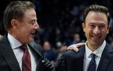 St. John's HC Rick Pitino, Xavier HC Richard Pitino