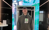 OL Corey Laga on Michigan State visit (photo via Laga)