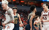 Louisville Cardinals forward Kasean Pryor (7) celebrates after scoring against Notre Dame in the second half at the KFC Yum! Center Wednesday night Feb. 4, 2026