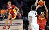 USC Trojans Jazzy Davidson and Alijah Arenas