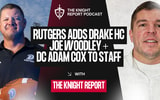 Drake HC Joe Woodley and DC Adam Cox