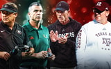 Kirby Smart, Mario Cristobal, Brent Venables and Mike Elko afi