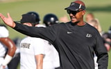 Cornerbacks coach Derrick Jackson shouts instructions during football practice Monday, August 6, 2018, at Purdue. Laf Monday At Purdue Football Practice