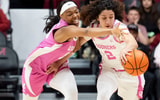 Feb 15, 2026; Tuscaloosa, AL, USA; Alabama guard Jessica Timmons (23) tries to steal the ball from Oklahoma guard Aaliyah Chavez (2) who retains possession at Coleman Coliseum. Mandatory Credit: Gary Cosby Jr.-Tuscaloosa News