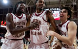 Boston College's Aidan Shaw celebrates buzzer beater over Wake Forest (2026)