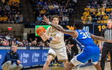West Virginia guard Treysen Eaglestaff