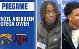Denzel Aberdeen, Otega Oweh pre-Texas A&M press conference