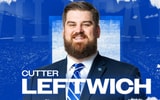 Kentucky offensive line coach Cutter Leftwich, via UK Athletics