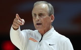 Mar 7, 2026; Knoxville, Tennessee, USA;  Tennessee Volunteers head coach Rick Barnes during the first half against the Vanderbilt Commodores at Thompson-Boling Arena at Food City Center. Mandatory Credit: Randy Sartin-Imagn Images