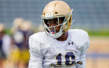 notre dame football safety k.j. wallace