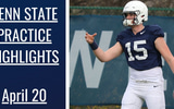 Penn State Practice Highlights 4-20